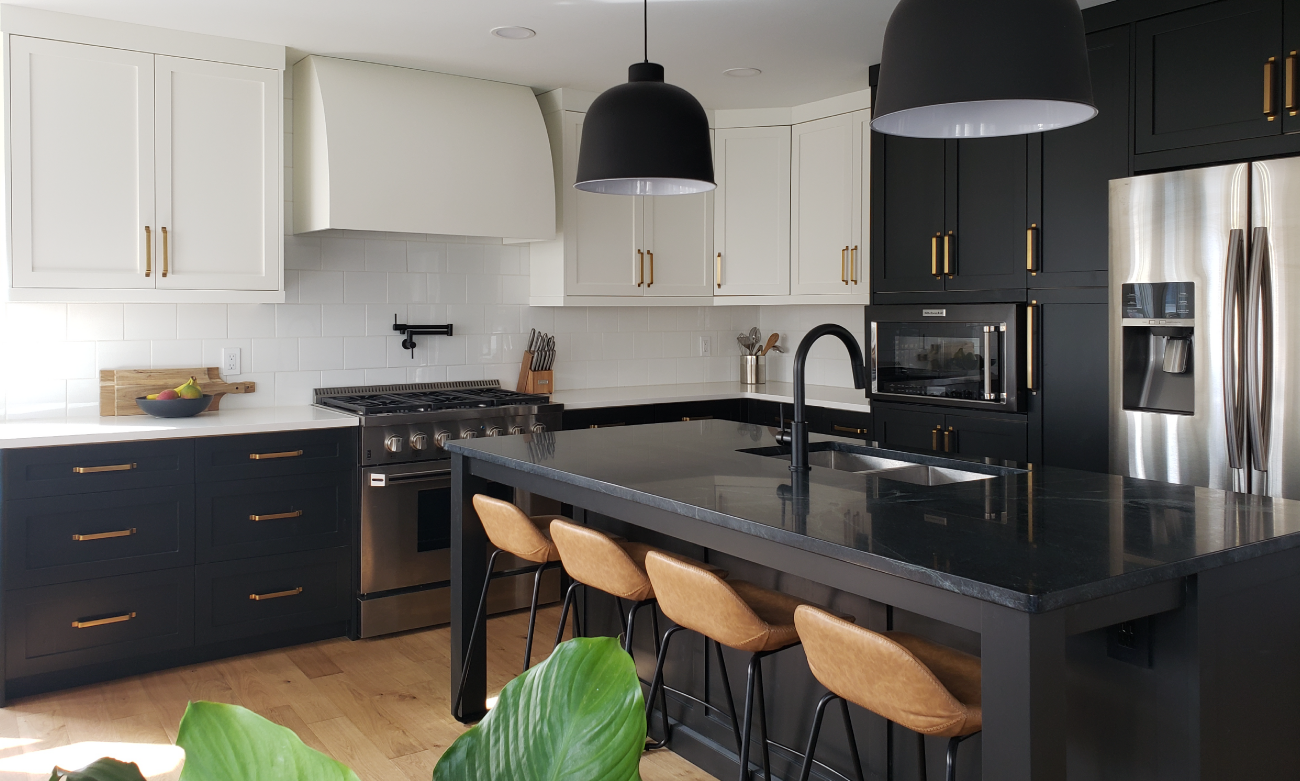 Two-Tone Modern Kitchen